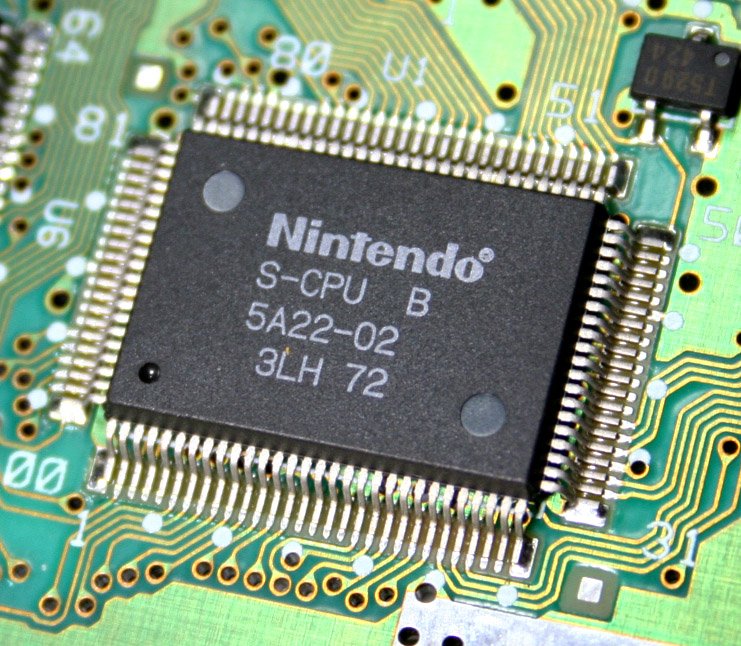 Chip Ricoh 5A22, a CPU do Super Nintendo